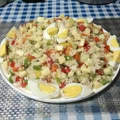 Salade de Riz aux Légumes Croquants 🥗-レシピのメイン写真