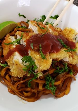 A picture of 🤙Chicken Katsu Noodle Bowl🤙.