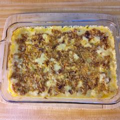 A picture of Lee's Chicken, Broccoli, Rice, Cheese Casserole.