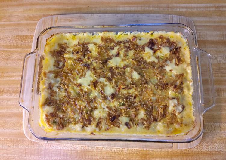 Simple Way to Prepare Homemade Lee&#39;s Chicken, Broccoli, Rice, Cheese Casserole
