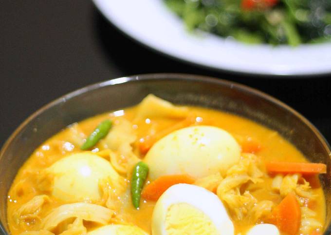 Resep Telur Kari Dan Sayuran Oleh Lilyhusnikitchen Cookpad