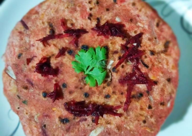 Step-by-Step Guide to Make Super Quick Homemade Mix Veg Beetroot Paratha
