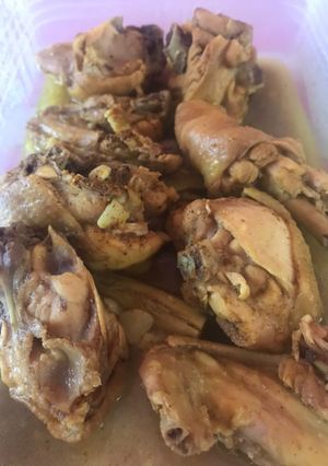Foto resep Ukep Ayam Goreng Bumbu Kuning
