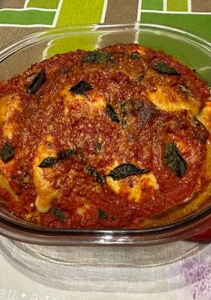 A picture of Rich Eggplant Parmigiana.