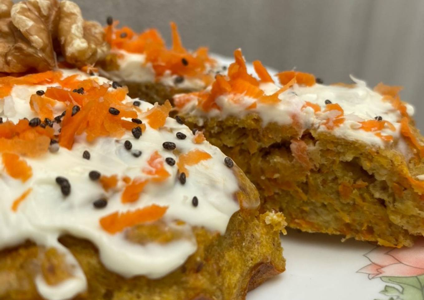 Mini carrot cake saludable