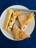 French toast egg mayo dan tortila egg mayo