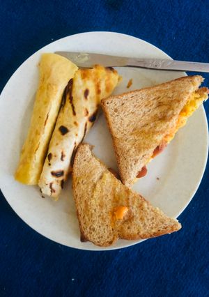 Foto resep French toast egg mayo dan tortila egg mayo
