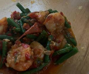 Mudah Cepat Memasak Udang Buncis Balado Simple Ala Warteg