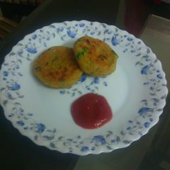A picture of Aloo (Potato) Tikki.