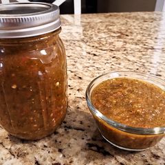 A picture of Salsa roja (Mexican table salsa).