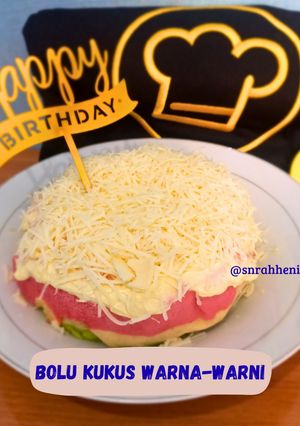 Foto resep Bolu Kukus Warna Warni