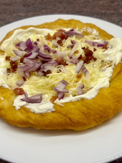 Piaci lángos recept fotója
