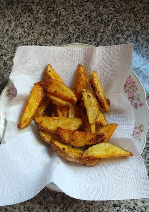 Una foto de Papas al horno SUPER crocantes