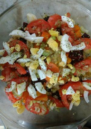 Una foto de Ensalada de vegetales