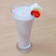 Strawberry banana coconut milkshake