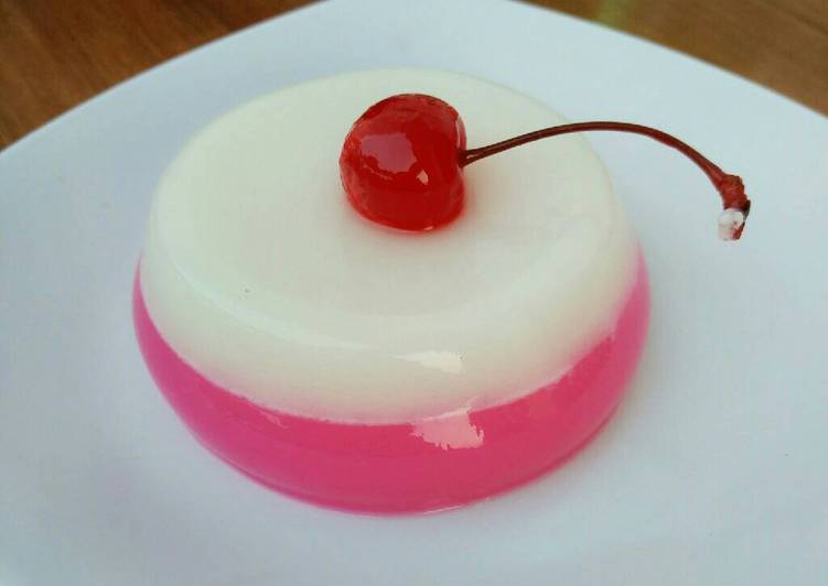 Puding jelly #merah putih