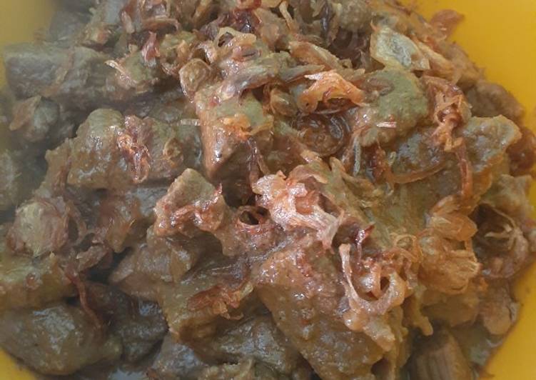 Langkah Mudah untuk Menyiapkan Rendang Daging Payau / Rusa, Lezat