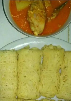 Foto resep Roti jala/Roti kirai kari ayam