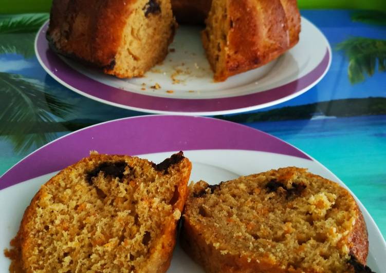 Bizcocho de zanahoria y chocolate 🥕 🍫