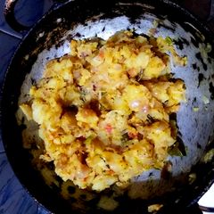 A picture of Aloo palya(tastes best with dosa).