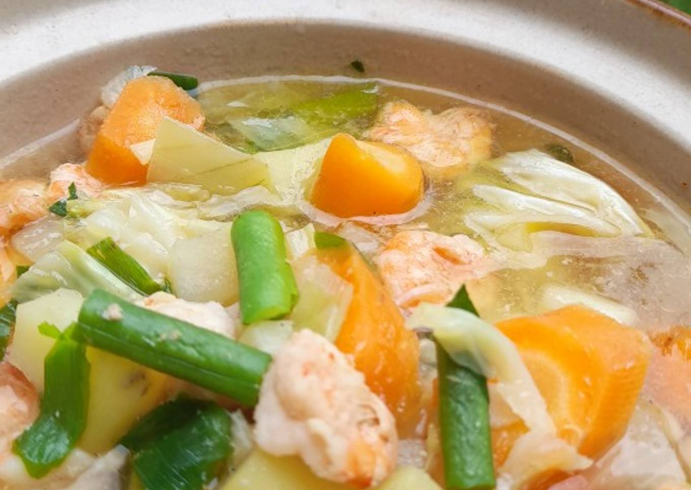 Sop Udang gurih dan sehat