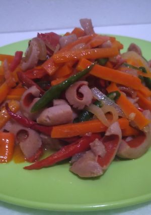 Foto resep MENUPPKM sosis kasmaran