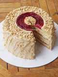 Peanut Butter and Jelly Cake (PB & J Cake)