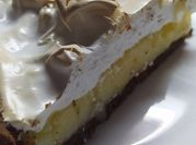Una foto de lemon pie sin leche