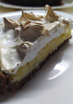 Una foto de Lemon Pie Vegano