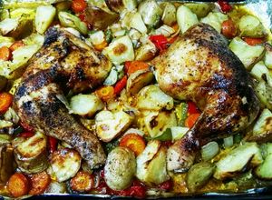 Foto principal de Pollo al horno (cuartos traseros)