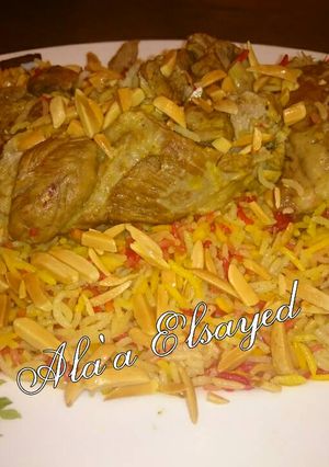صورة لوصفة برياني باللحمة