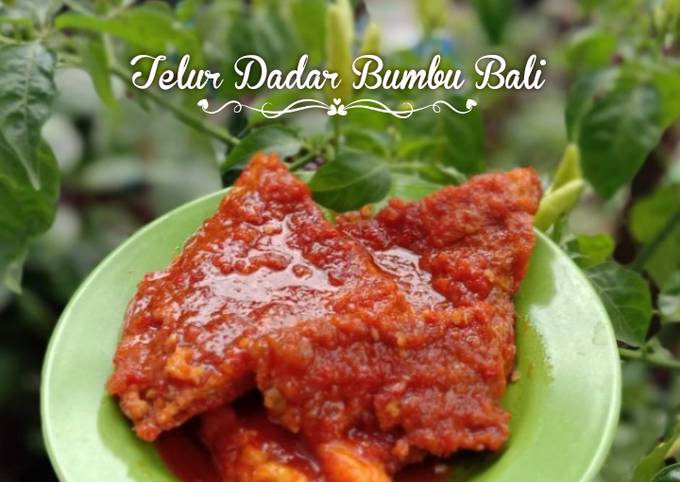 Telur Dadar Bumbu Bali