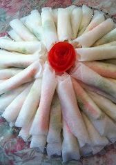Una foto de ROLLITOS DE JÍCAMA CON SURIMI ©