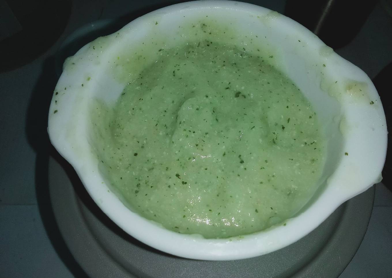 Bubur nasi udang kelor MPASI 6+