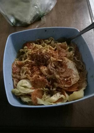 Foto resep Bakmi jawa nyemek pedes