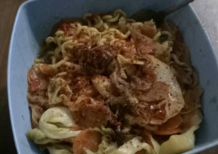 Resep Bakmi jawa nyemek pedes, Lezat