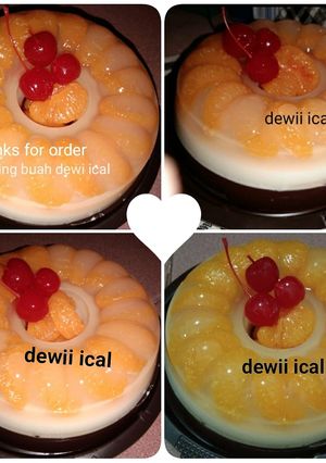Foto resep Puding susu hias