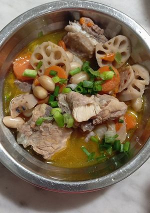 Foto resep Sup akar teratai