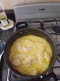 Pollo en salsa de mango