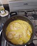 Pollo en salsa de mango