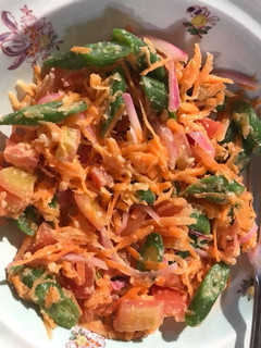 Una foto de Ensalada de habichuelas