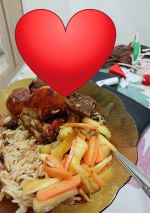 Foto resep Nasi kebuli ayam panggang
