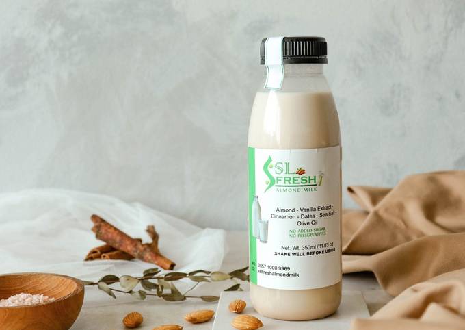 Rahasia Bikin Almond milk - Susu Almond, Lezat