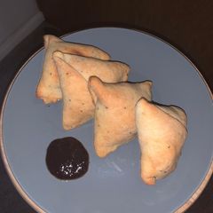 Veggie Baked Samosa A picture of Veggie Baked Samosa.