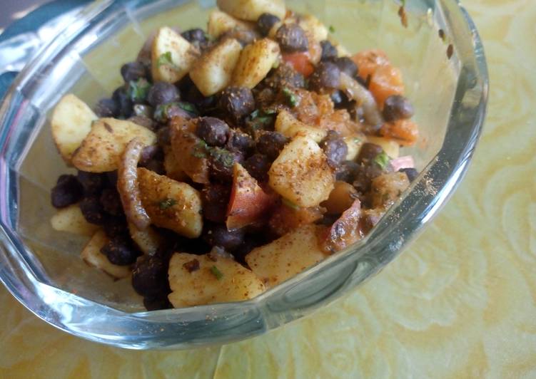 Recipe of Quick Kala channa chat