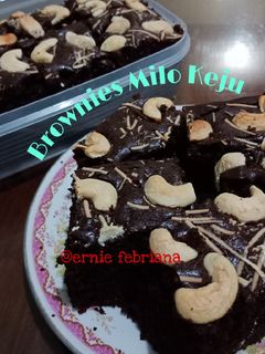 Foto resep Brownies Milo Keju