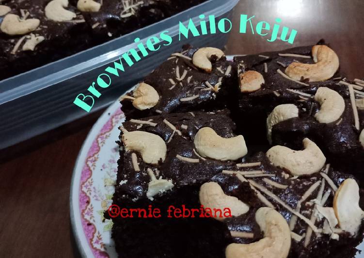 Brownies Milo Keju