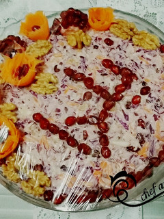 عکسی از دستور سالاد پائیزی آتنا