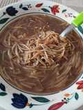 Fideos con frijol