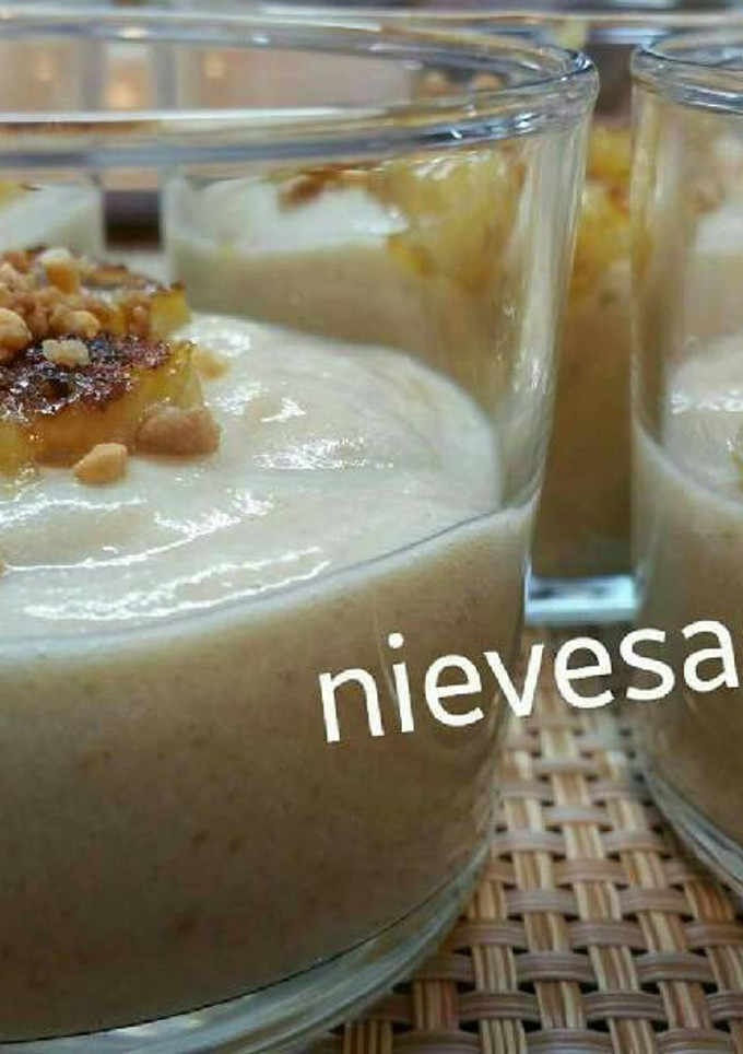 Una foto de Mousse de plátano 🍌🍌